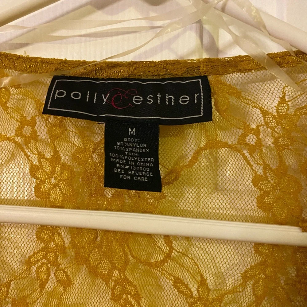 Gold Lace Cardigan - Picture 2 of 4